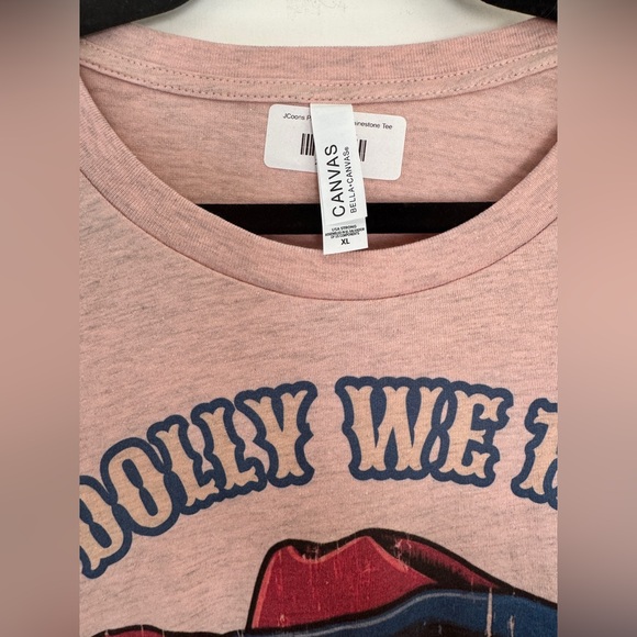 Dolly Patriotic Graphic Tee by J. Coons — Pink Heather — XL - Picture 3 of 7